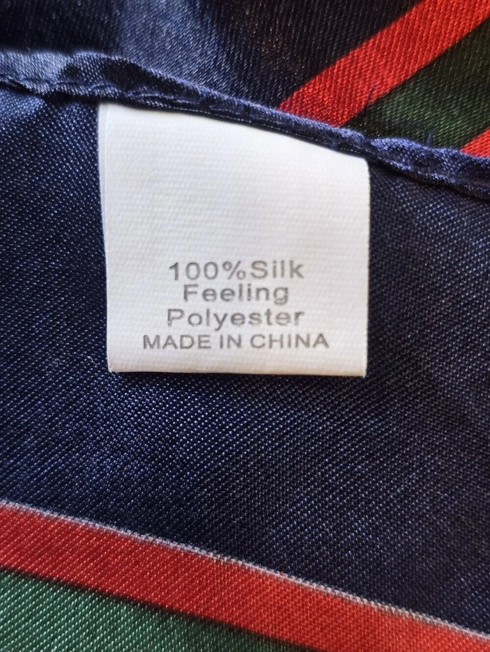 Equestrian Pattern Navy Blue Red Gold  Square Fashion Scarf